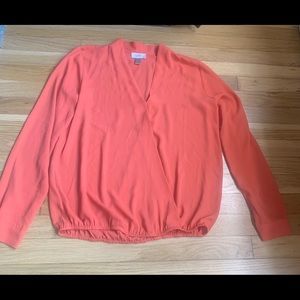 Loft orange/salmon blouse